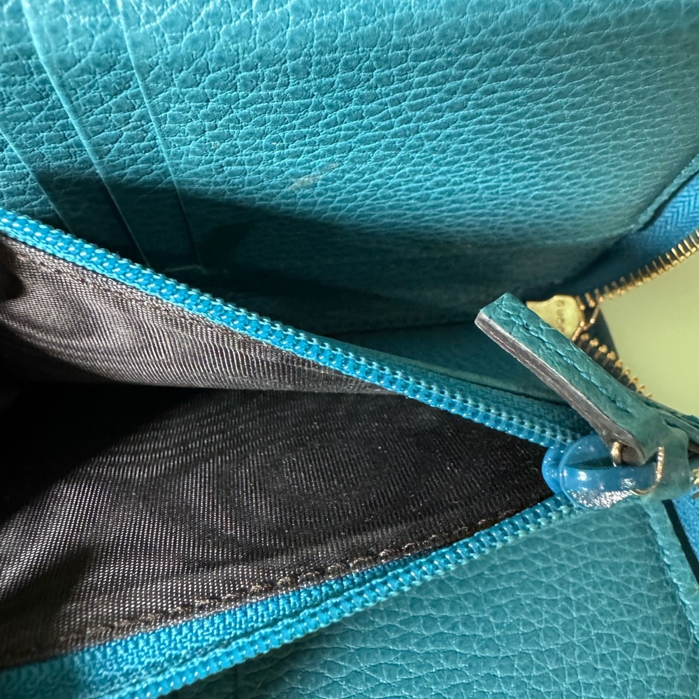 Gucci Beige and Blue Women's Wallet - Picture 11 of 14